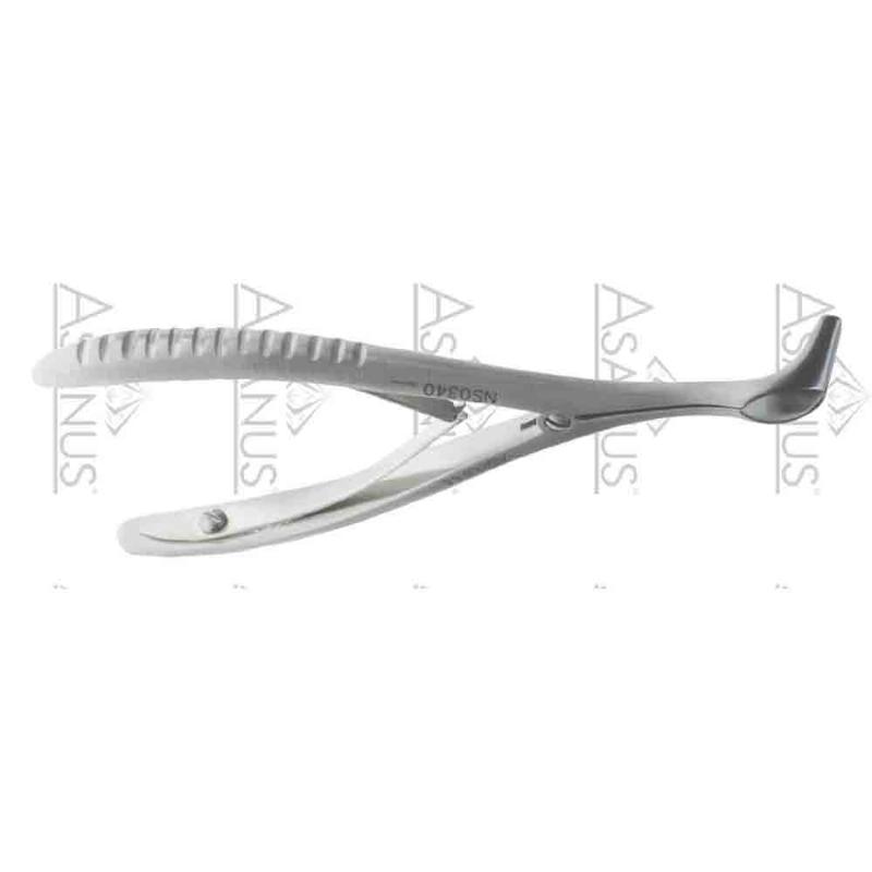 Розширювачі (дзеркала) хірургічні, ринологічні, "Tieck-Halle", для немовлят, вигнуті вбік, загальний розмір 135 мм. Бренд - Asanus Medizintechnik Gmb, Німеччина